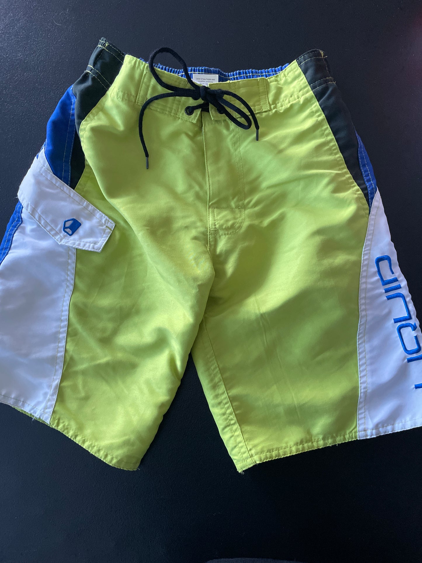 Liquid Swim Trunks, Mens Sz S, Lime Green