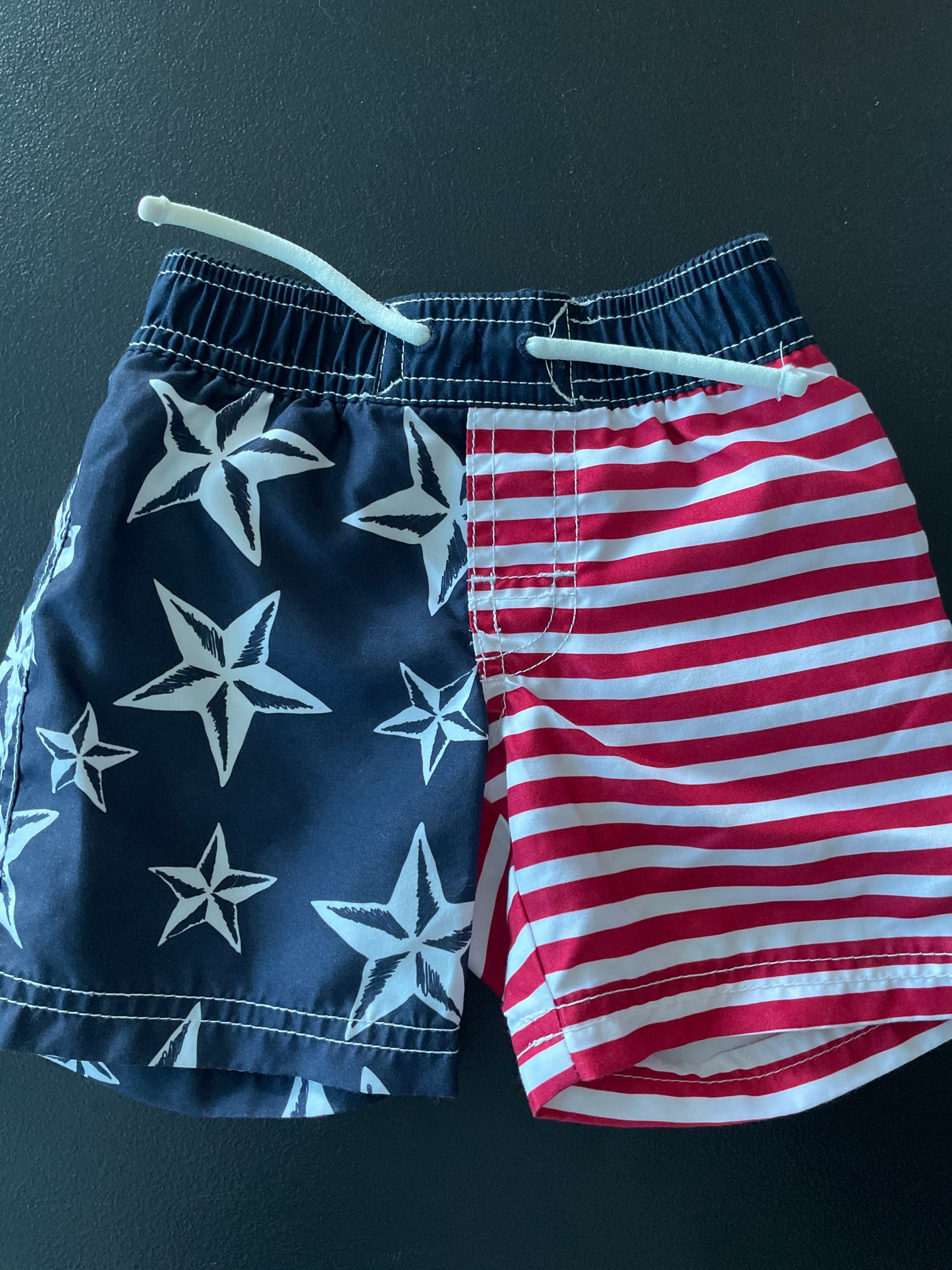 Baby Gap Swim Trunks, Boys Sz 6-12mo, Americana