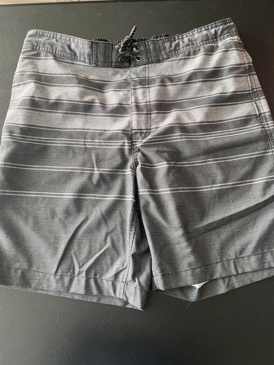 Sonoma Swim Trunks, Mens Sz M, Gray