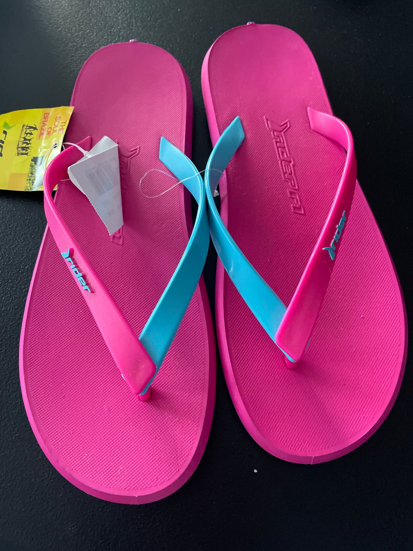 Rider Flip Flops, Womens Sz 9, Pink