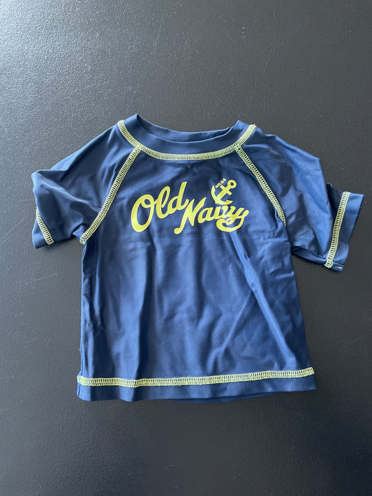 Old Navy Rash Guard, Boys Sz 6-12mo, Navy