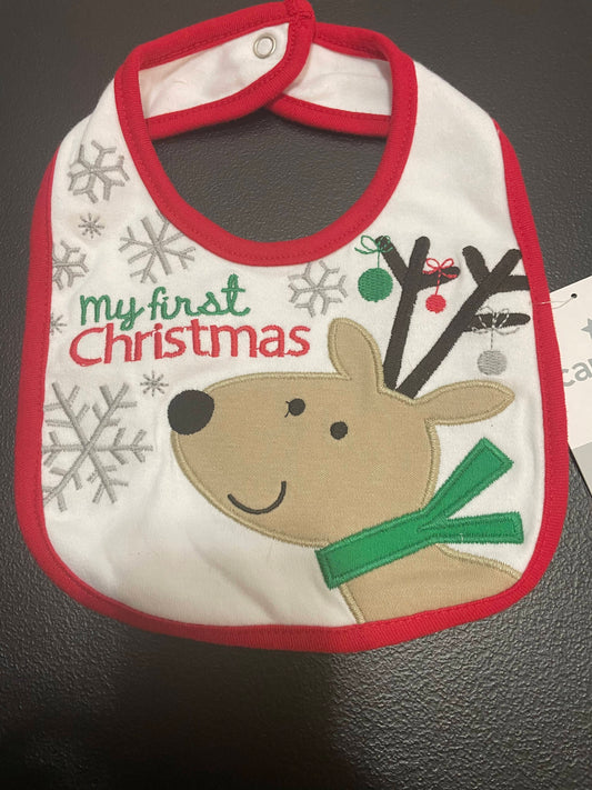 Infants Bib “My First Christmas”