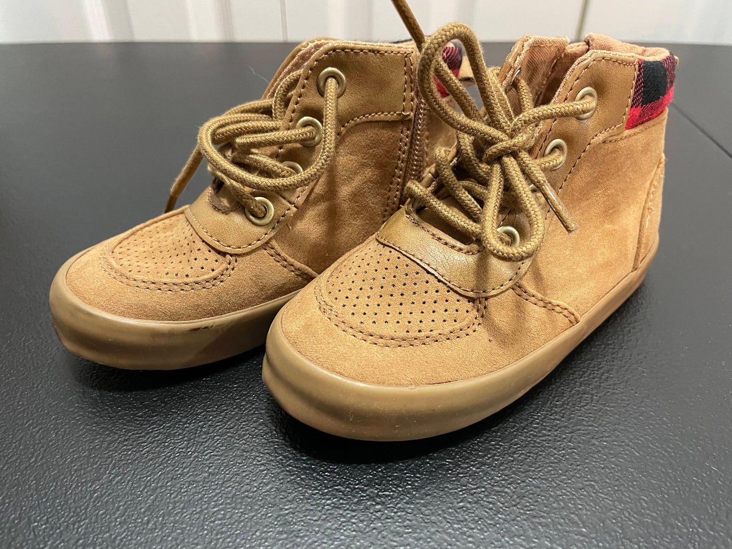7 Toddler Boys Boots, Tan