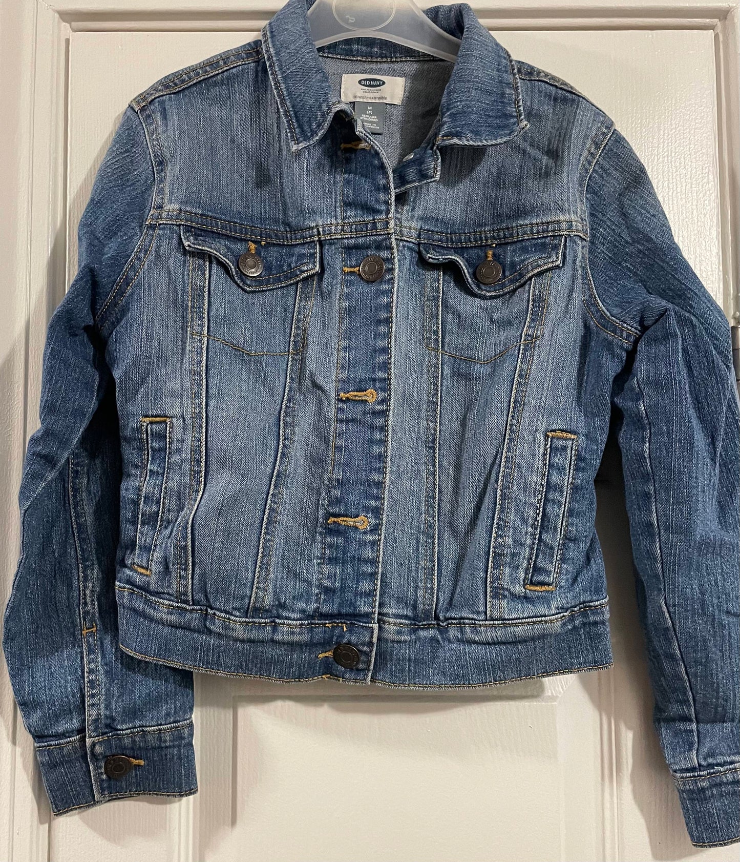 8 Girls Jean Jacket, Medium Wash