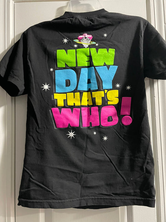 S Adult T-Shirt, Black, WWE