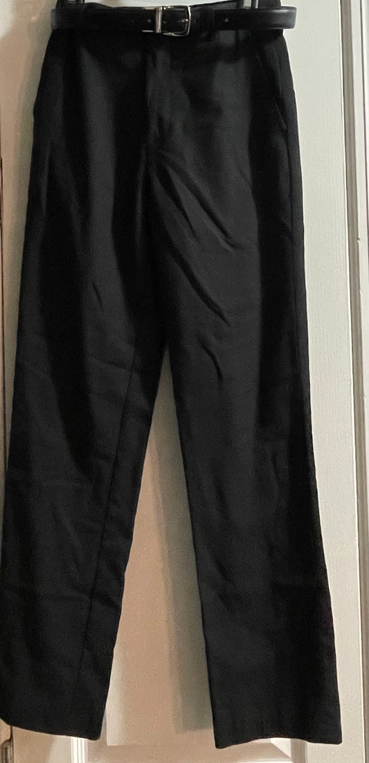 12 Slim Boys Dress Pants, Black