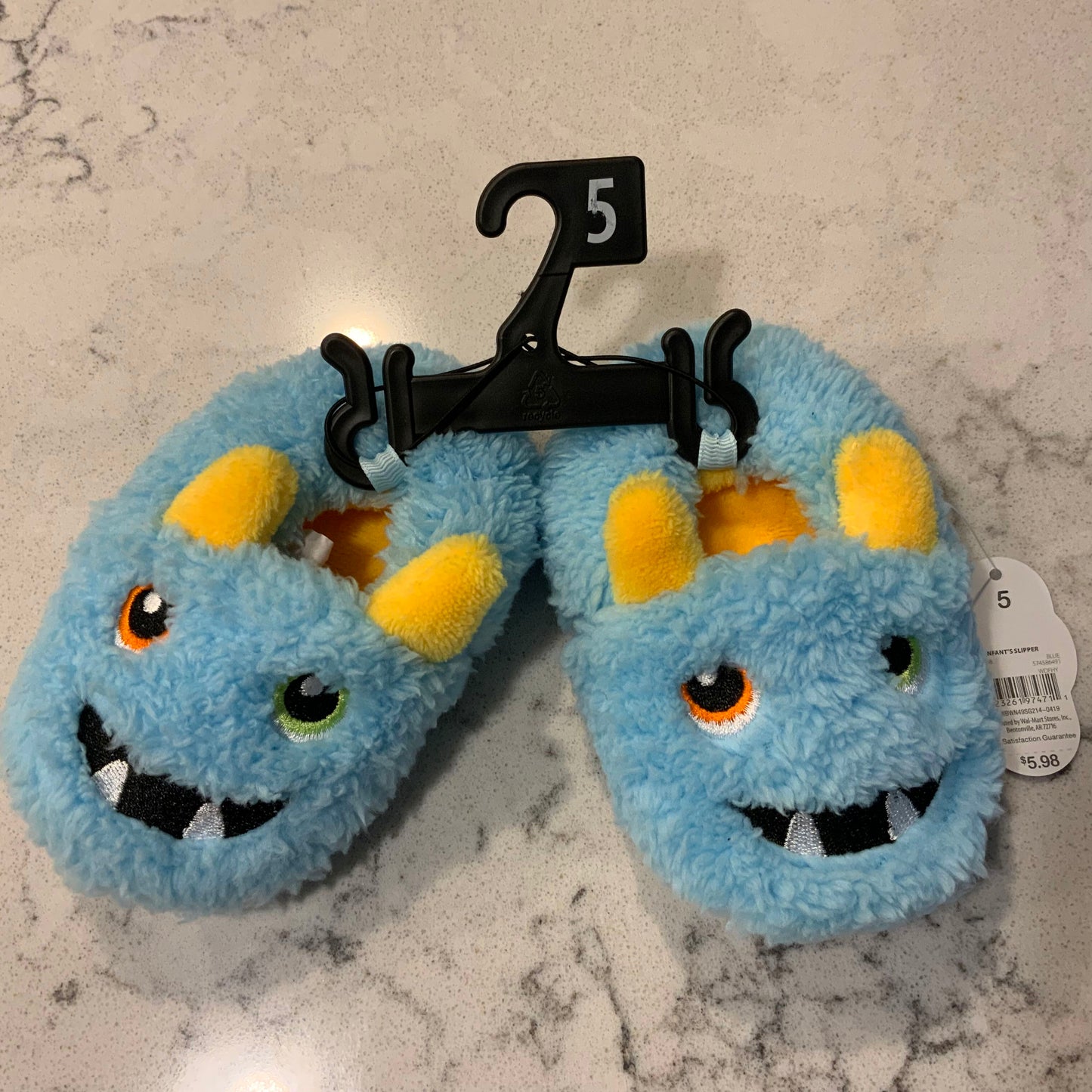 5 Toddler Boy Monster Slippers