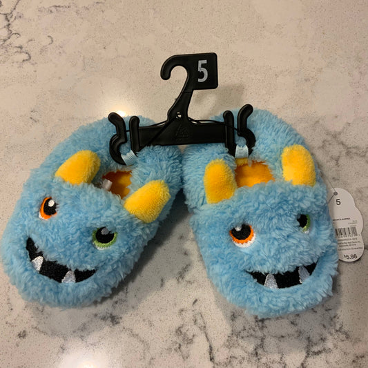 5 Toddler Boy Monster Slippers