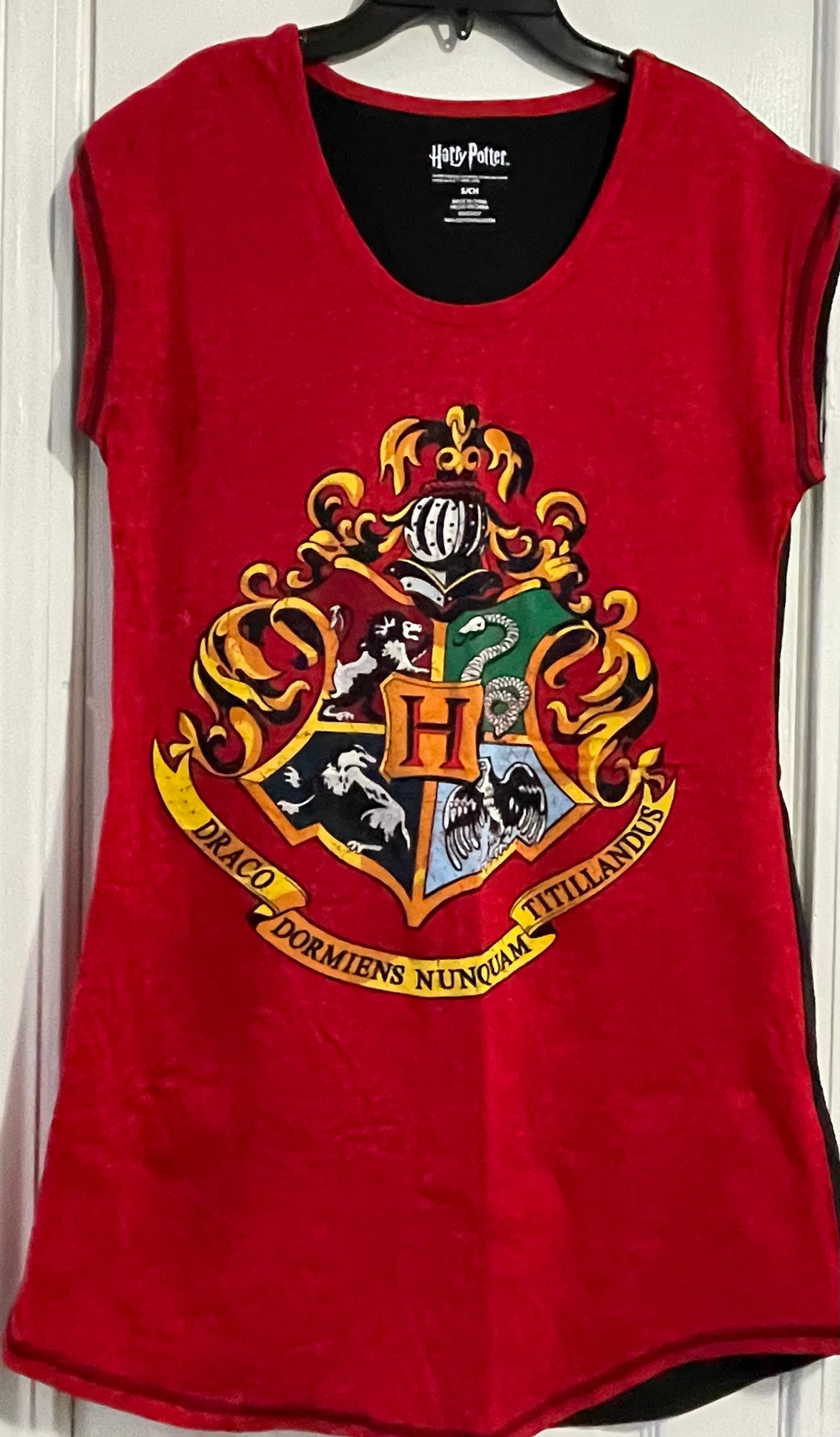 S Womens Sleeveless Tunic, Red, Harry Potter