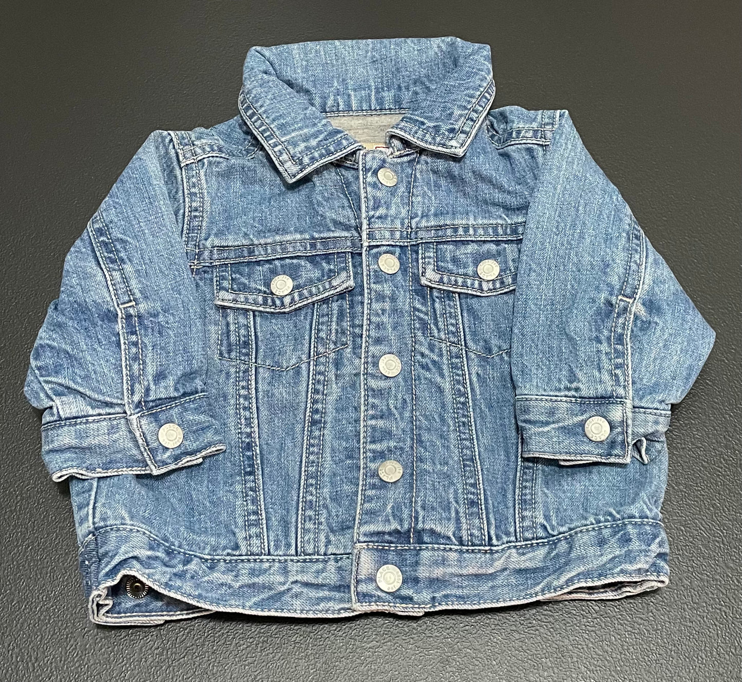 6-9 Months Boys Jean Jacket Stonewashed