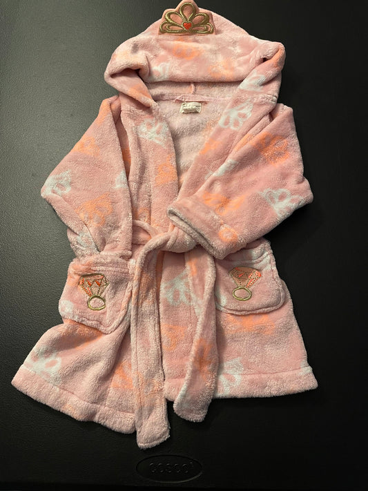 2 Girls Robe, Dusty Rose, Princess