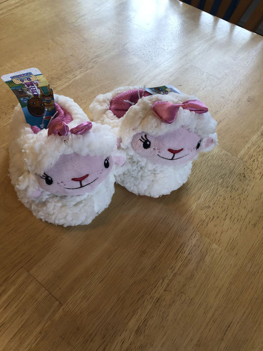 Toddler 7/8, Slippers — Girls, Lambie,