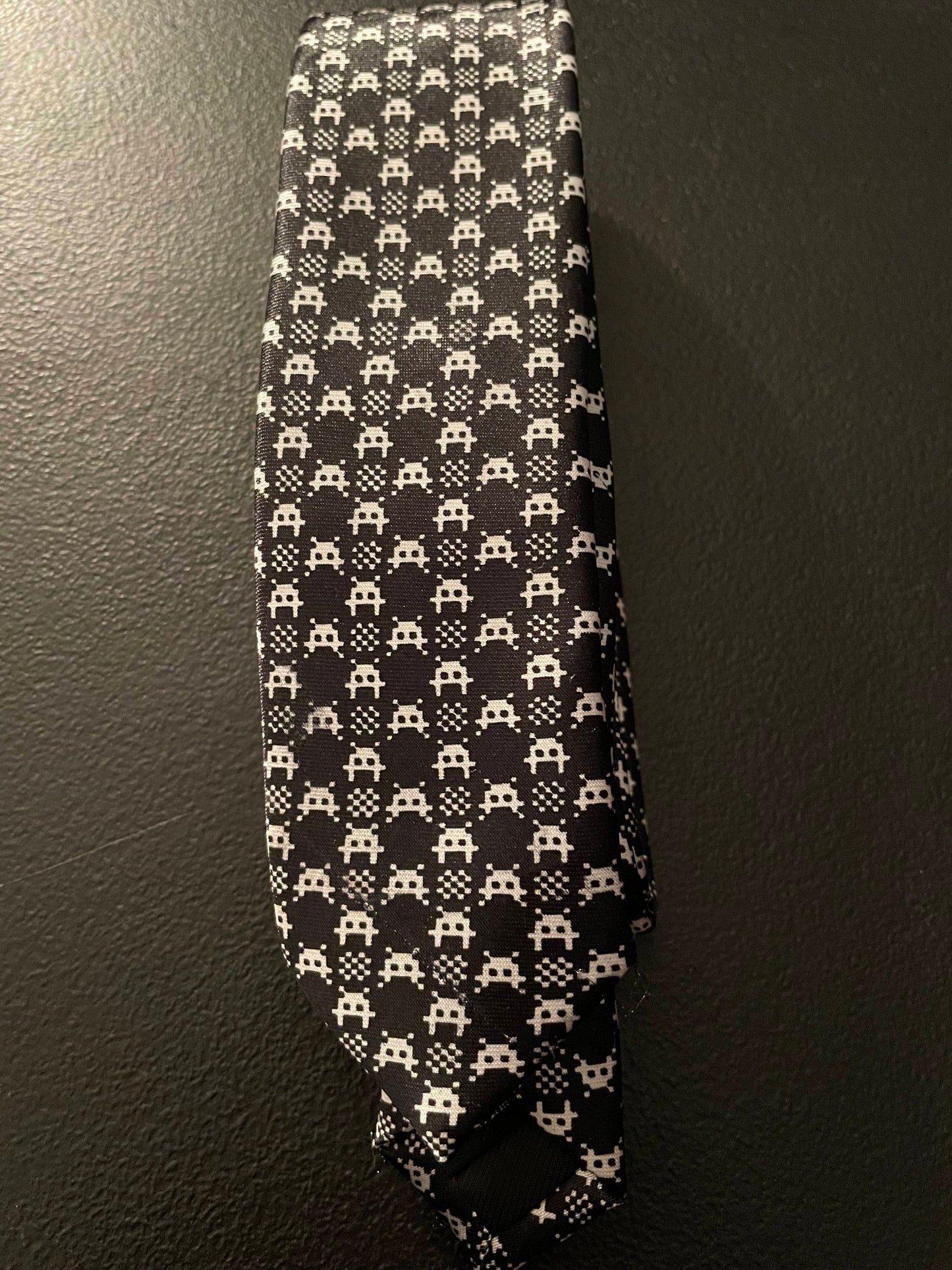 Mens neck Tie, Space Invaders