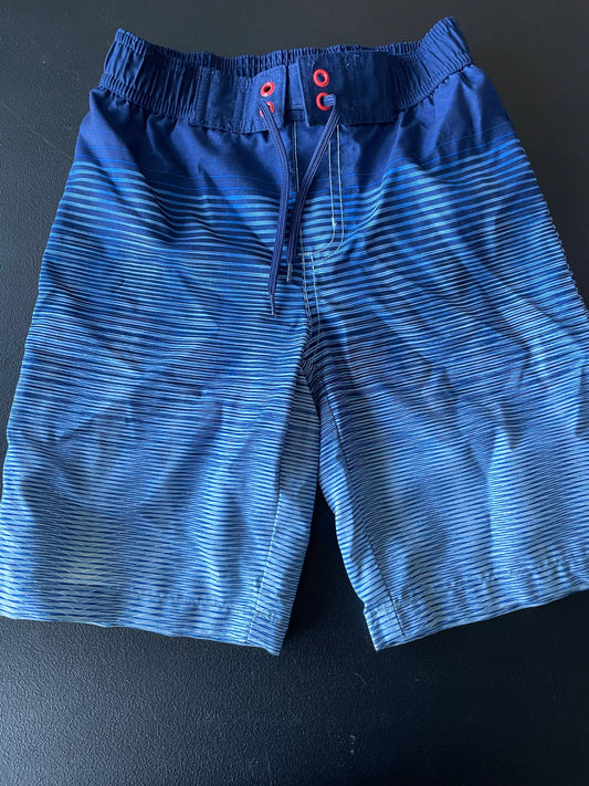 S Boys Swim Trunks, Blue Striped