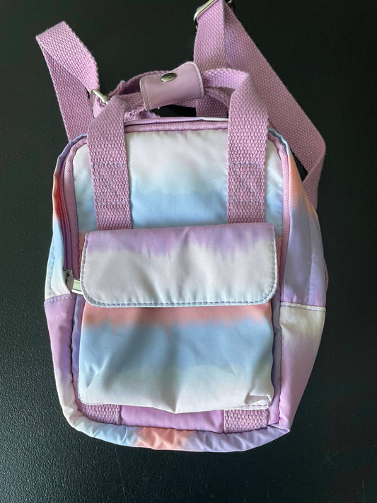 Mini Backpack, Purple Watercolor