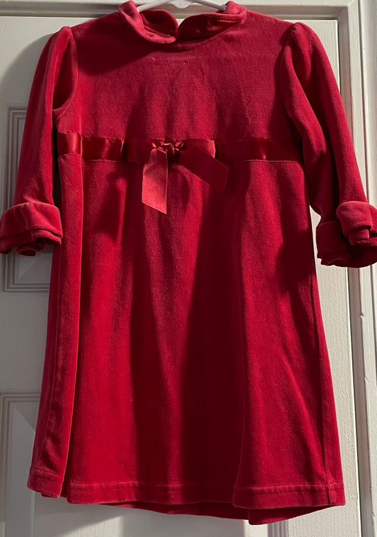 24M Girls Christmas Dress, Red