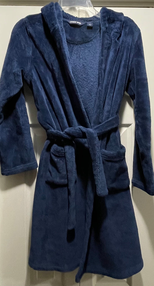 14 Boys Fleece Robe, Midnight Blue