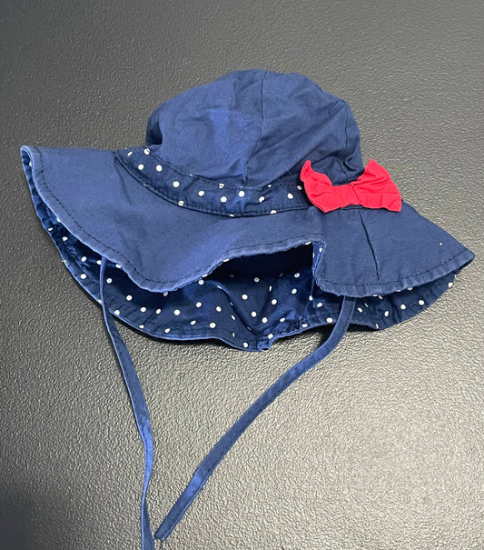 6-9M Girls Bucket Hat, Navy