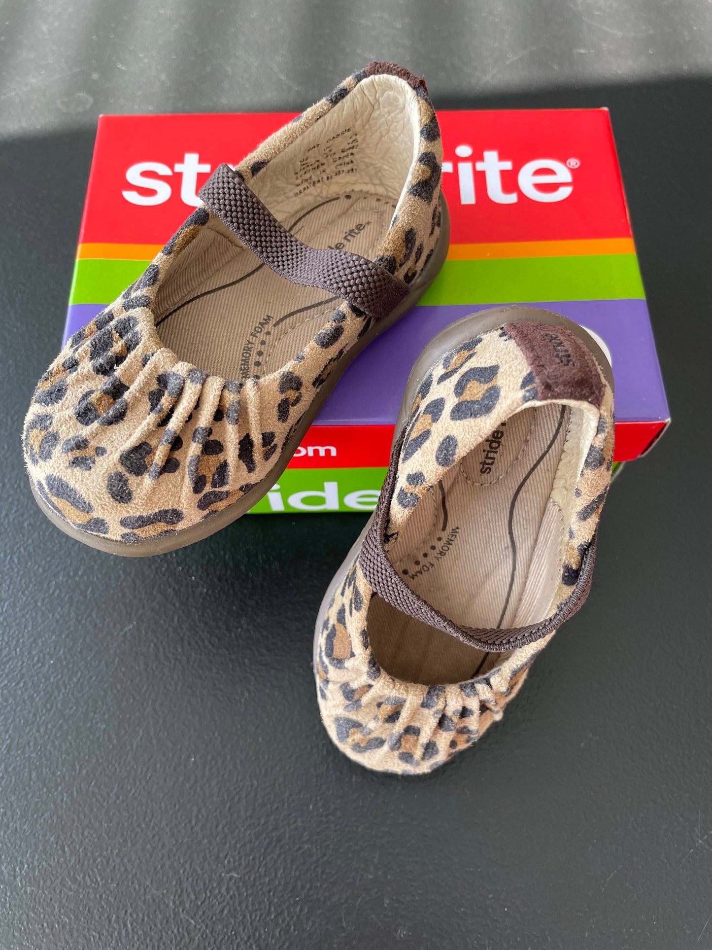 4 Toddler Girls Dress Shoes, Animal Print