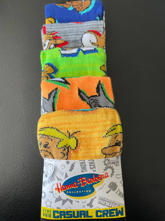 Adult Socks 5pk, Hanna-Barbera