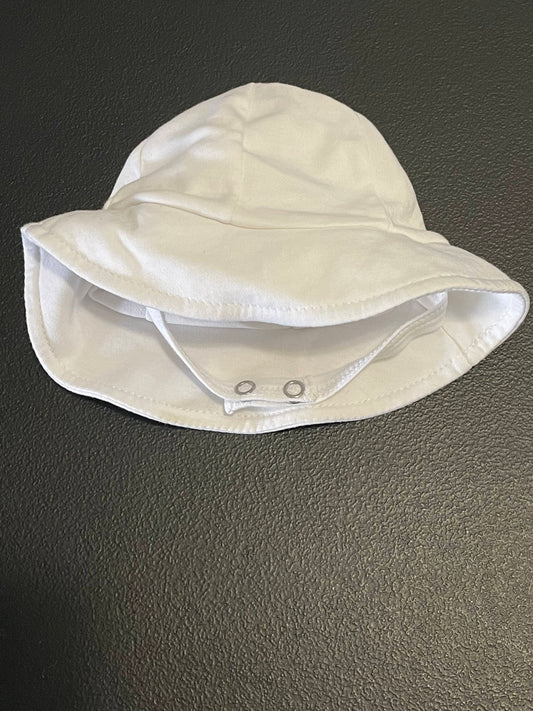 Newborn Bucket Hat, White