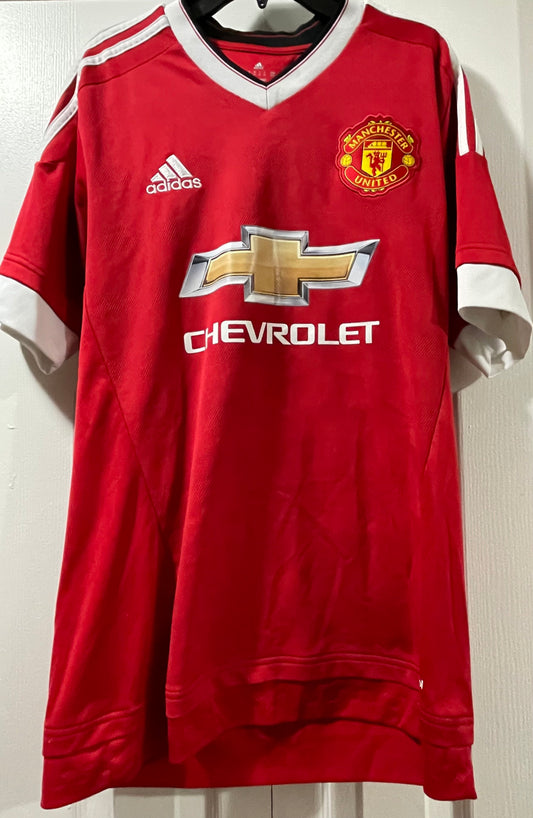 M Youth Soccer Jersey, Red, Manchester United