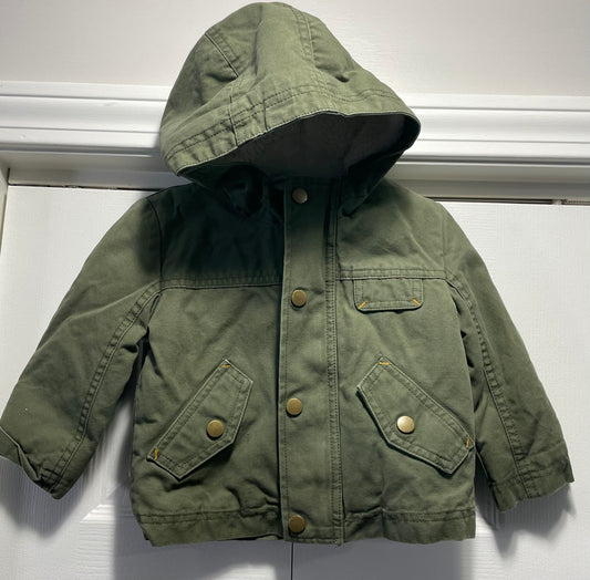 12M Boys Jacket, Army Green