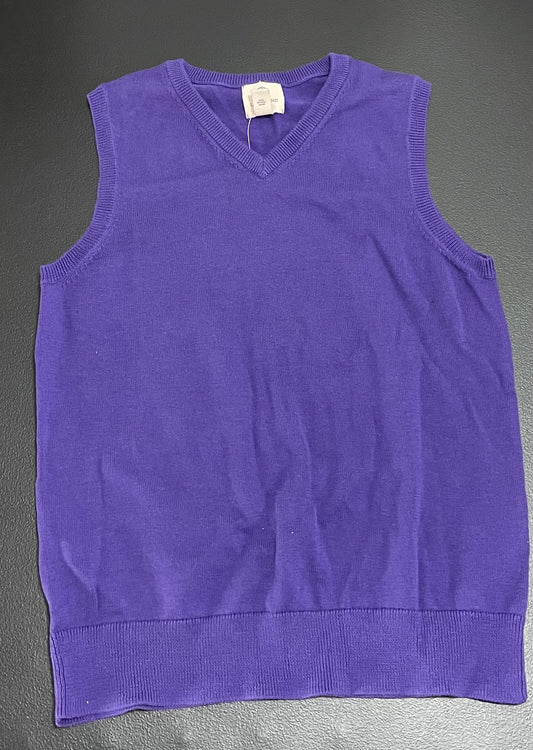 M (10/12) Boys Sweater Vest, Purple