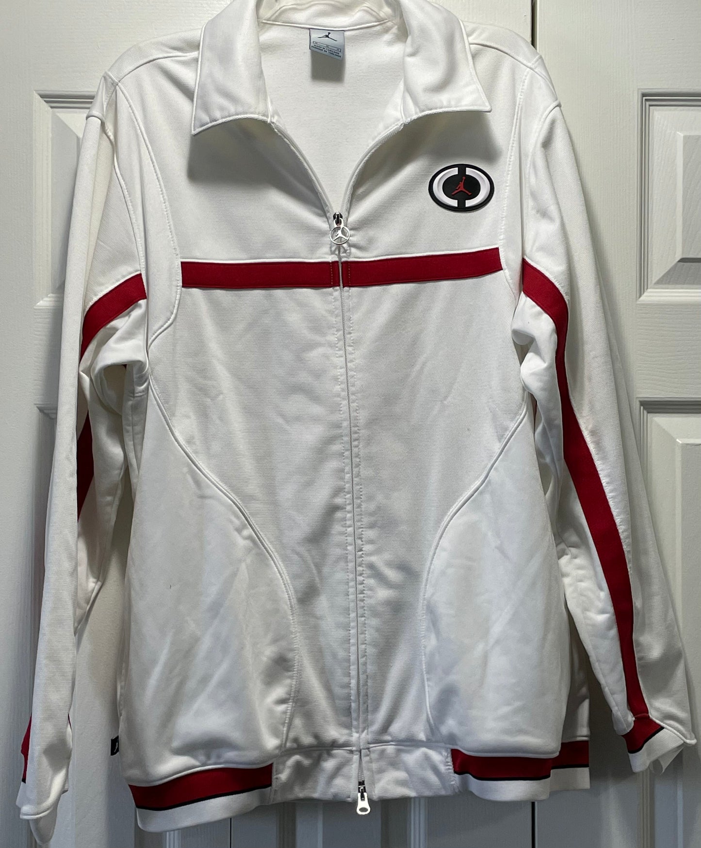 M Mens Warm Up Jacket, White, Air Jordan