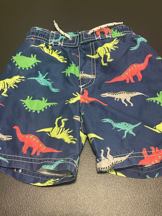 3T Boys Swim Trunks, Blue w/Dinosaurs