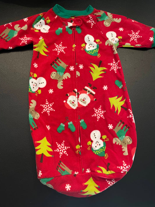 0-9M Unisex Sleep Sack, Christmas