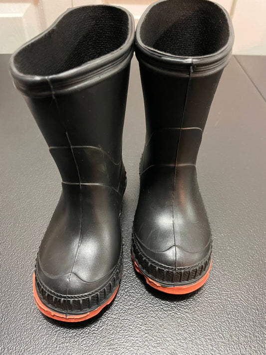 5 Toddler Boys Rain Boots, Black