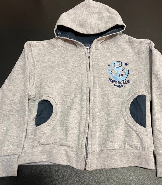 4T Boys Hoodie, Grey