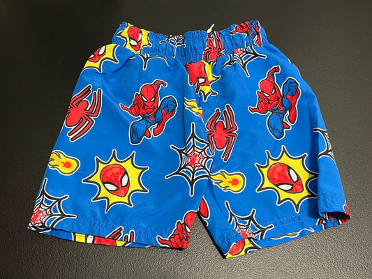 4T Boys Swim Trunks, Blue, Spider-Man