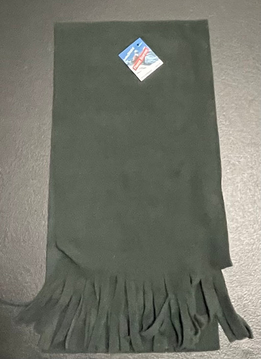 Scarf, Dark Grey/Green Fleece