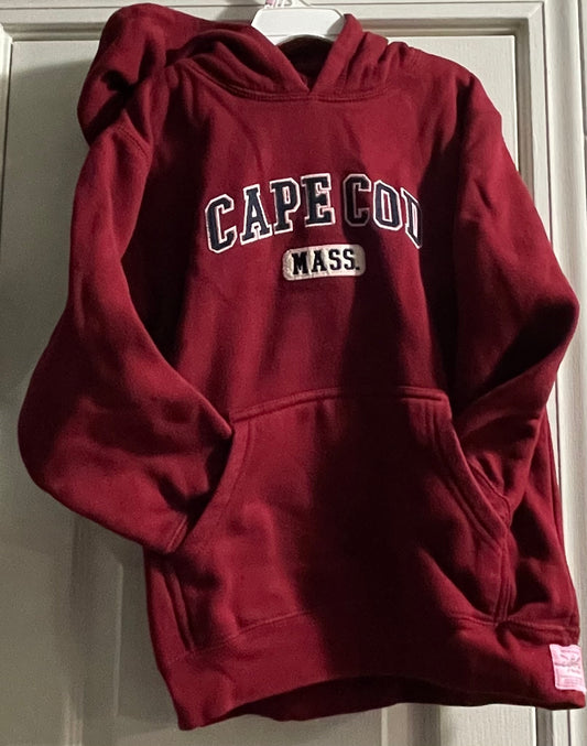 7 Girls Hoodie, Burgundy, Cape Cod