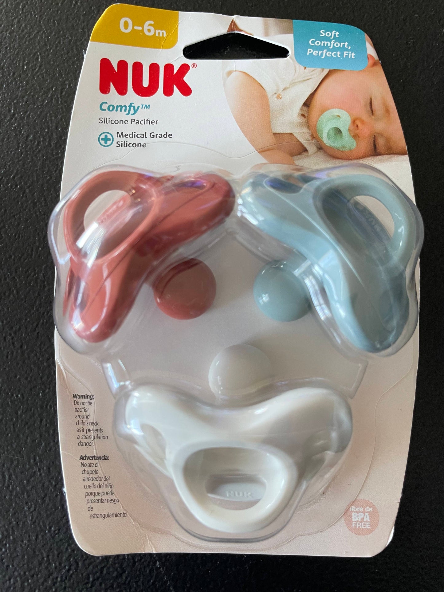 0-6M NUK Pacifier 3pk