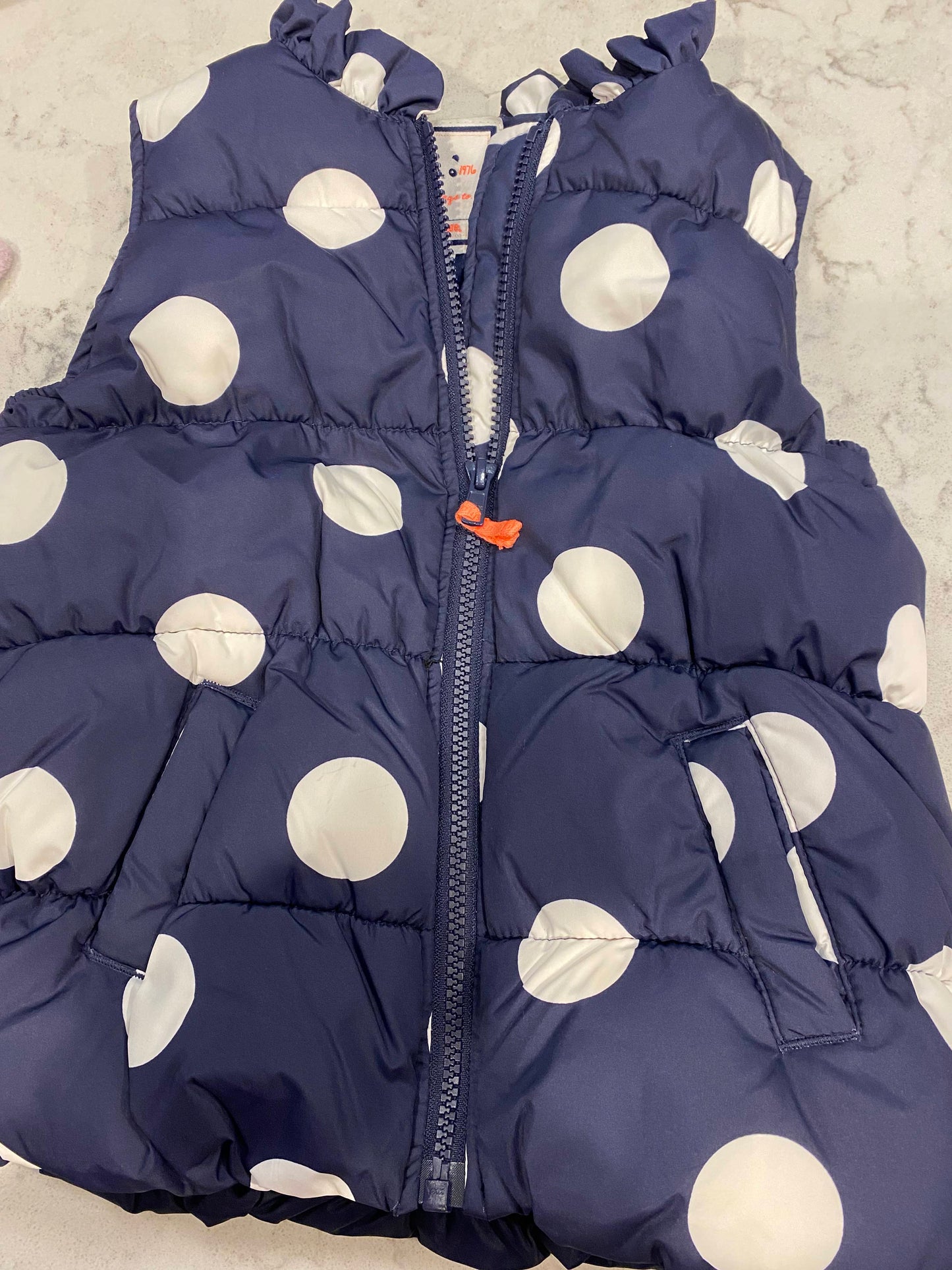 Small (5-6) Youth Girls Puffer Vest