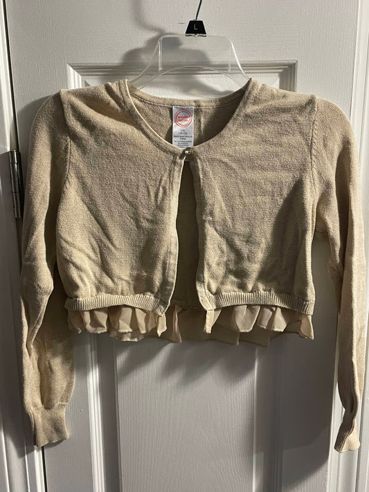 Wonder Nation Cardigan Shrug, Champagne, 10-12 Girls