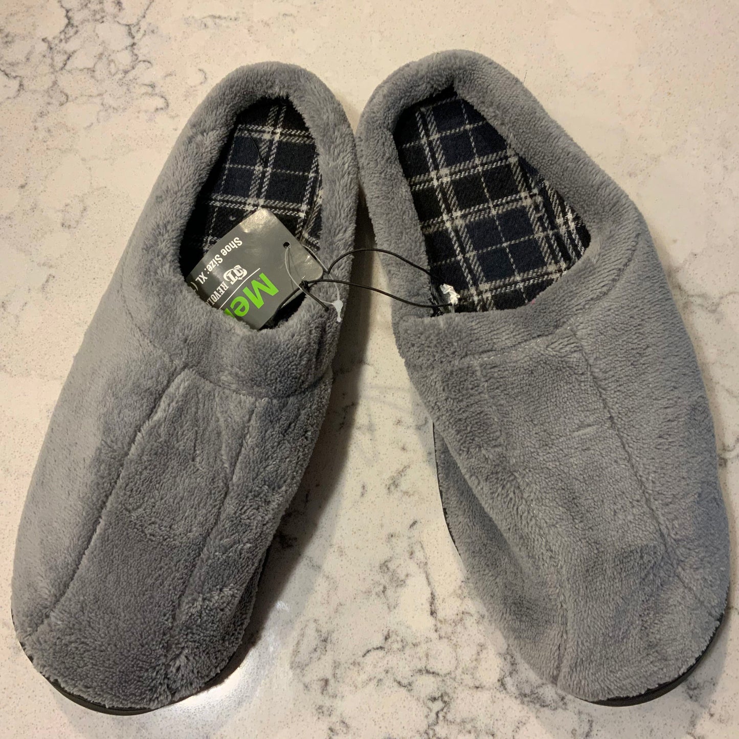 XL (12/13) Men’s Gray Slippers