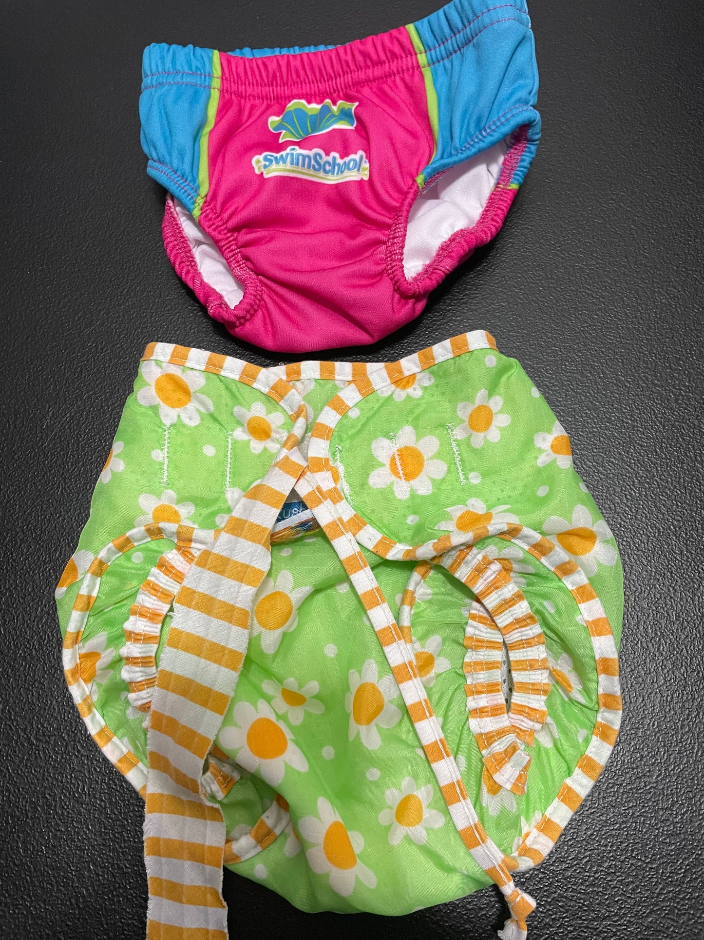 6&12Month Girls Swin Diaper Cover 2pk