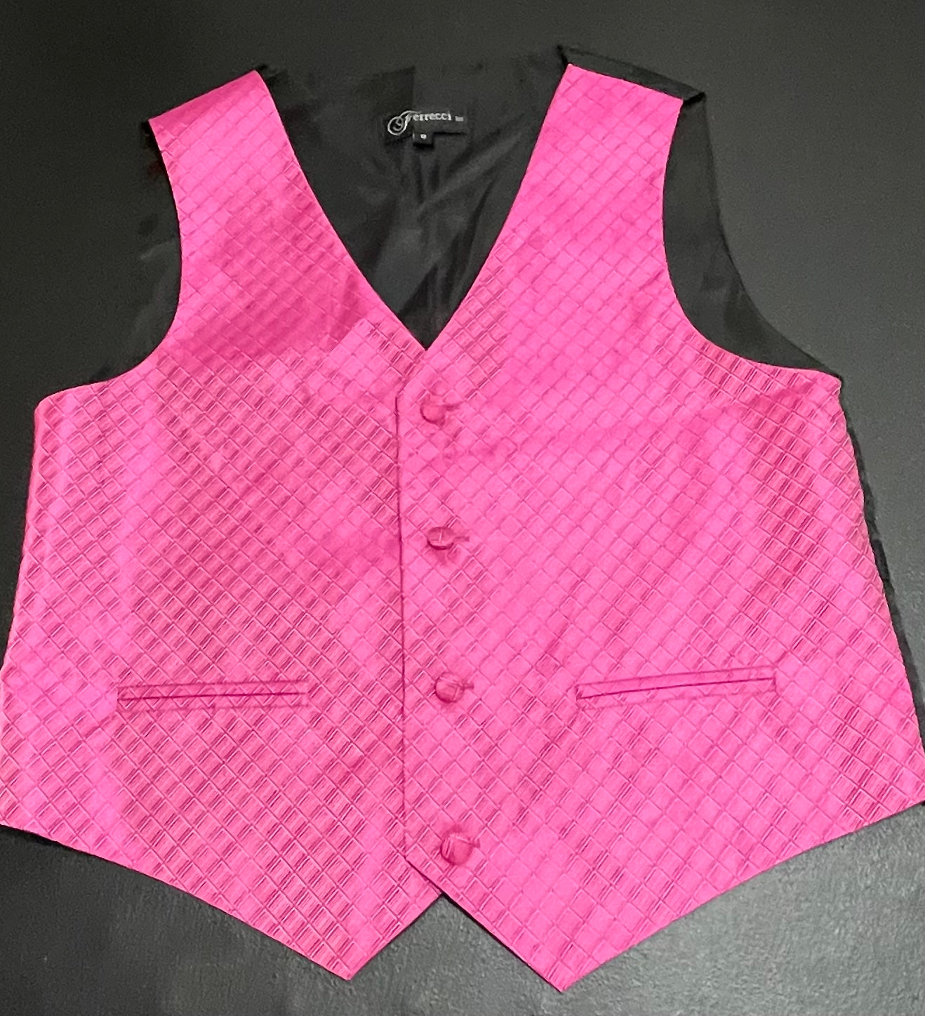 12 Boys Vest, Hot Pink