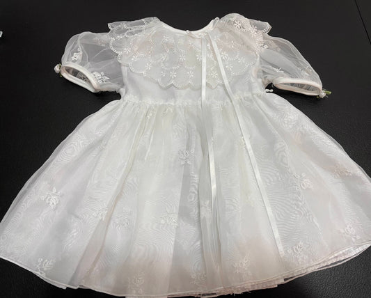 12 Months Girls Christening Gown