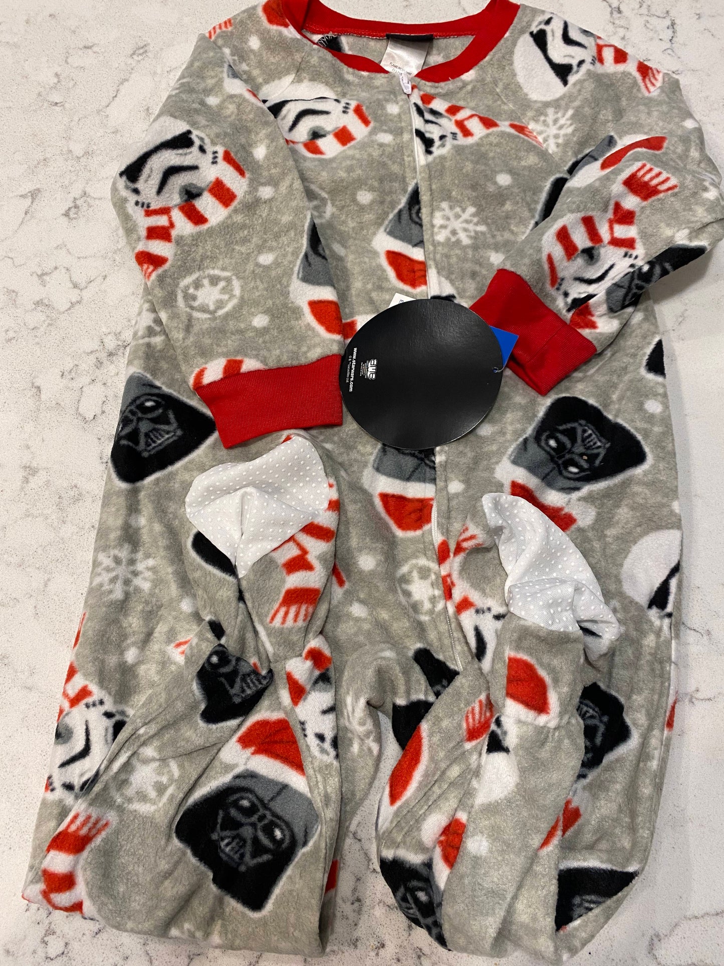 24M Infant Star Wars Fleece Footed Pajamas