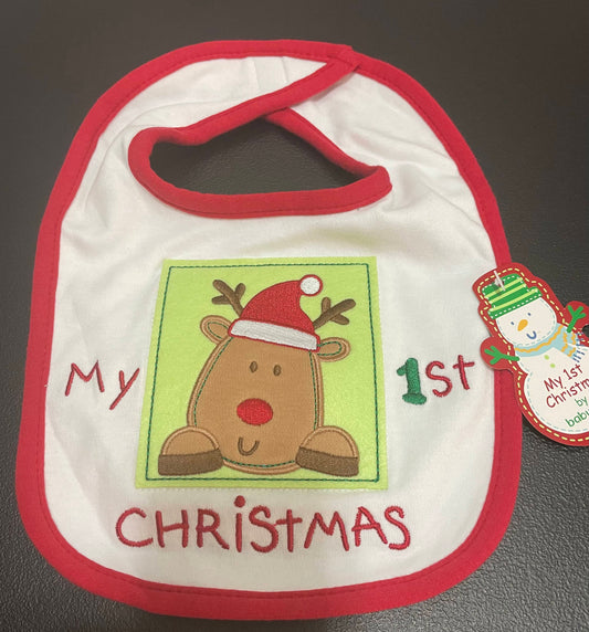 Infants Bib, My 1st Christmas