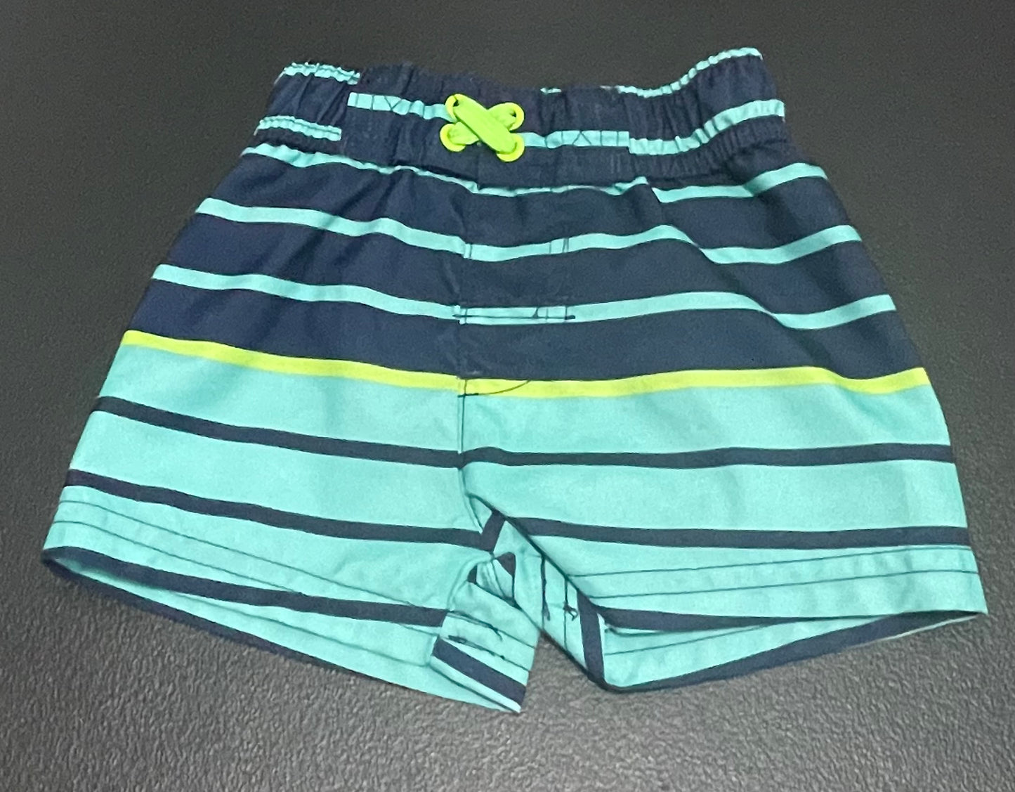 9M Boy Swim Trunks, Blue Striped