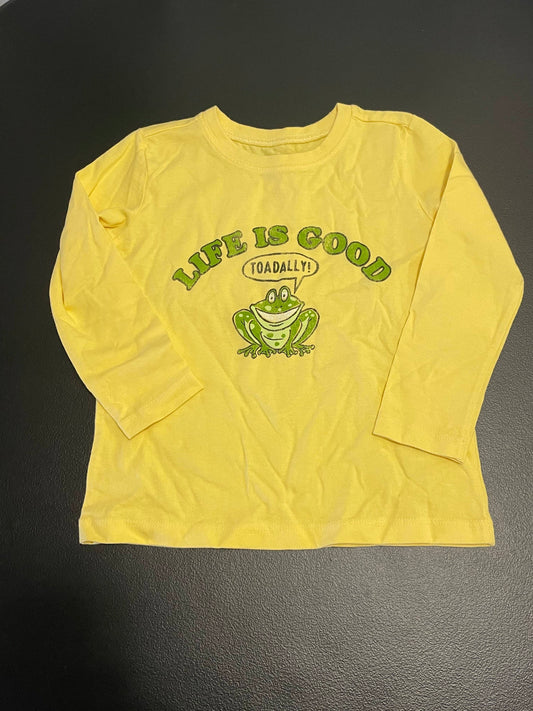 3T Kids T-Shirt, Yellow, Toad
