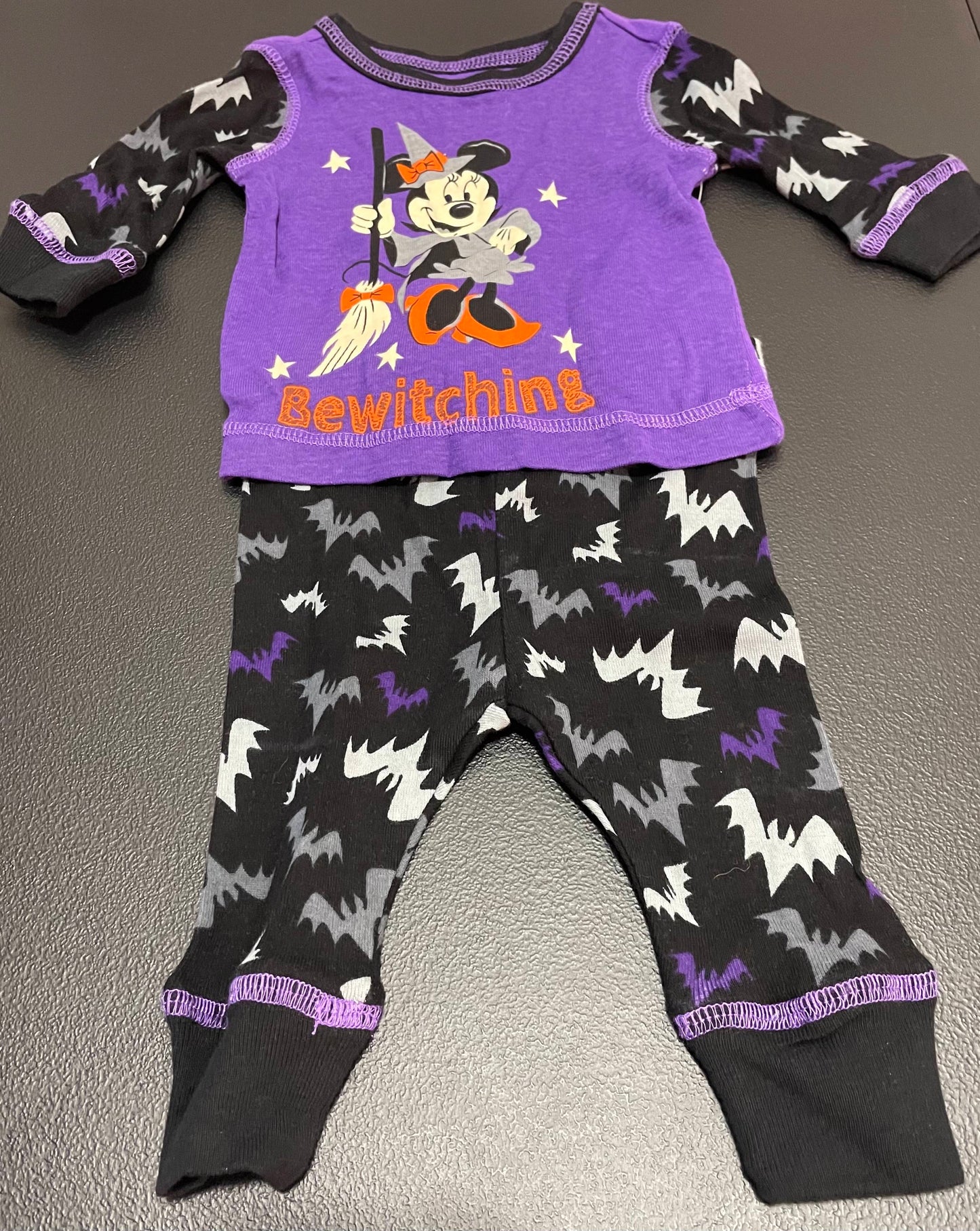 Minnie Mouse Halloween PJ Set, 0-3 Months Girls