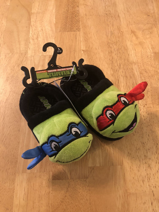 Toddler 5/6, Slippers — Boys Ninja Turtles,