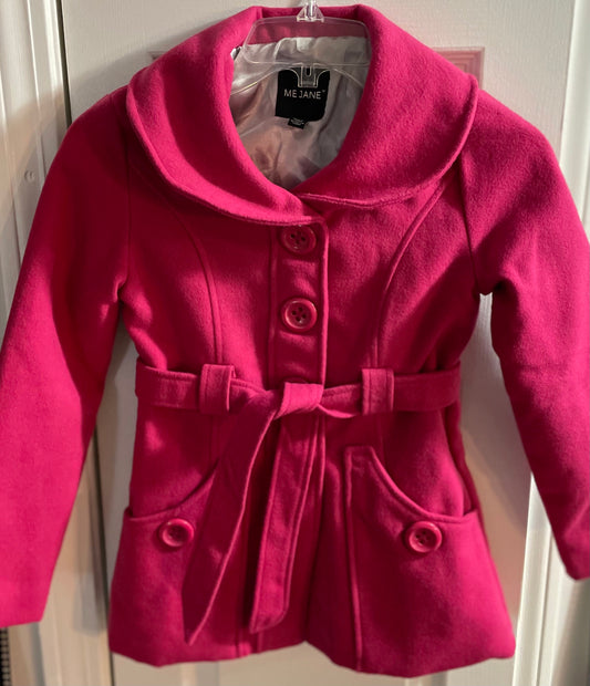 7/8 Girls Dress Coat, Fuscia